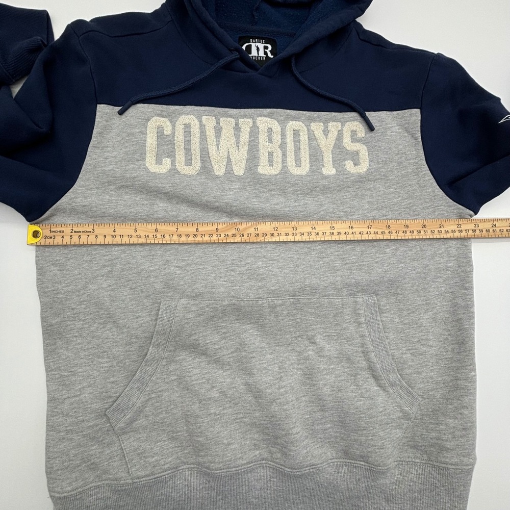 Darius Rucker Dallas Cowboys Hoodie Sweatshirt Football NFL Navy Blue Gray - Picture 7 of 7